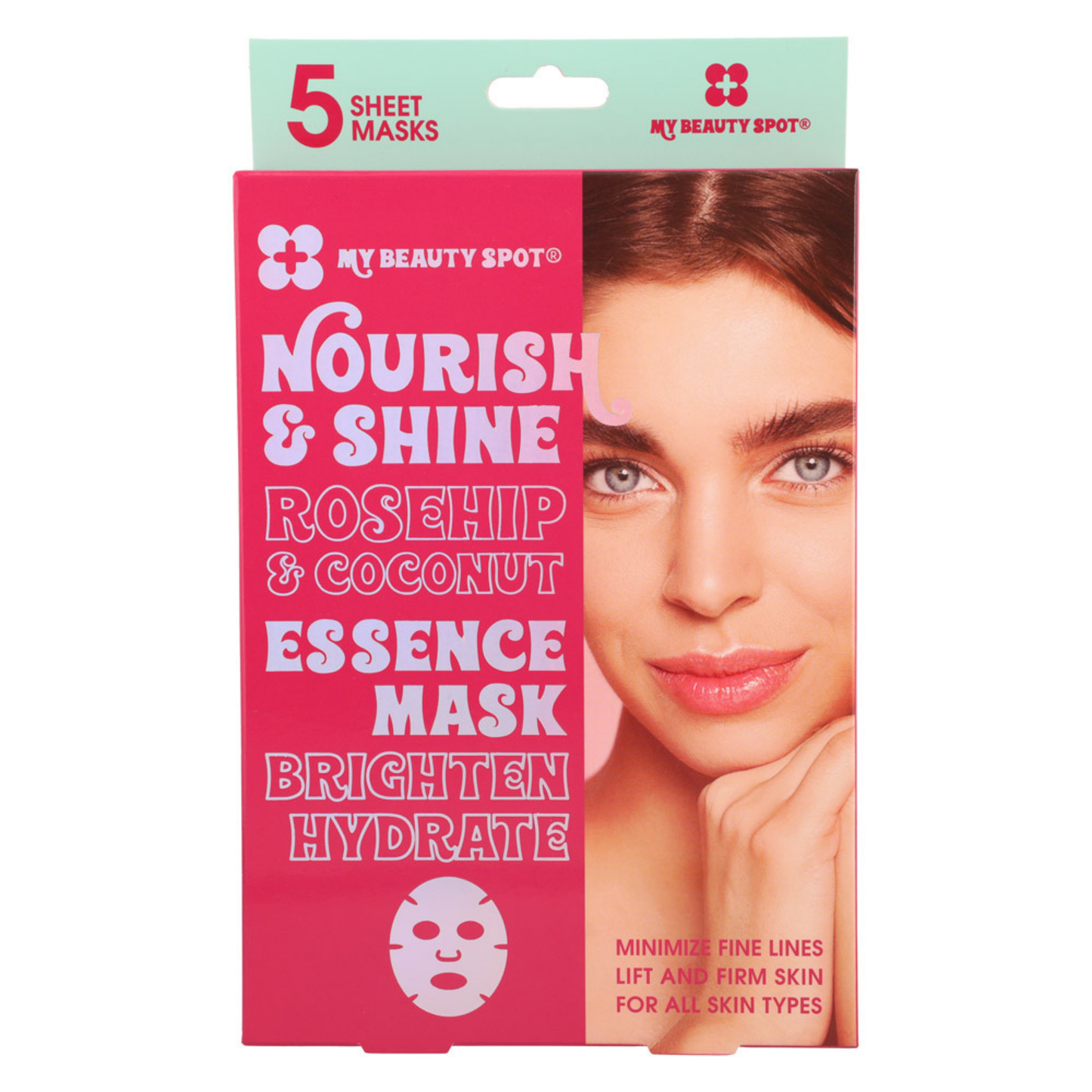 5 Mascarillas Faciales Rosehip