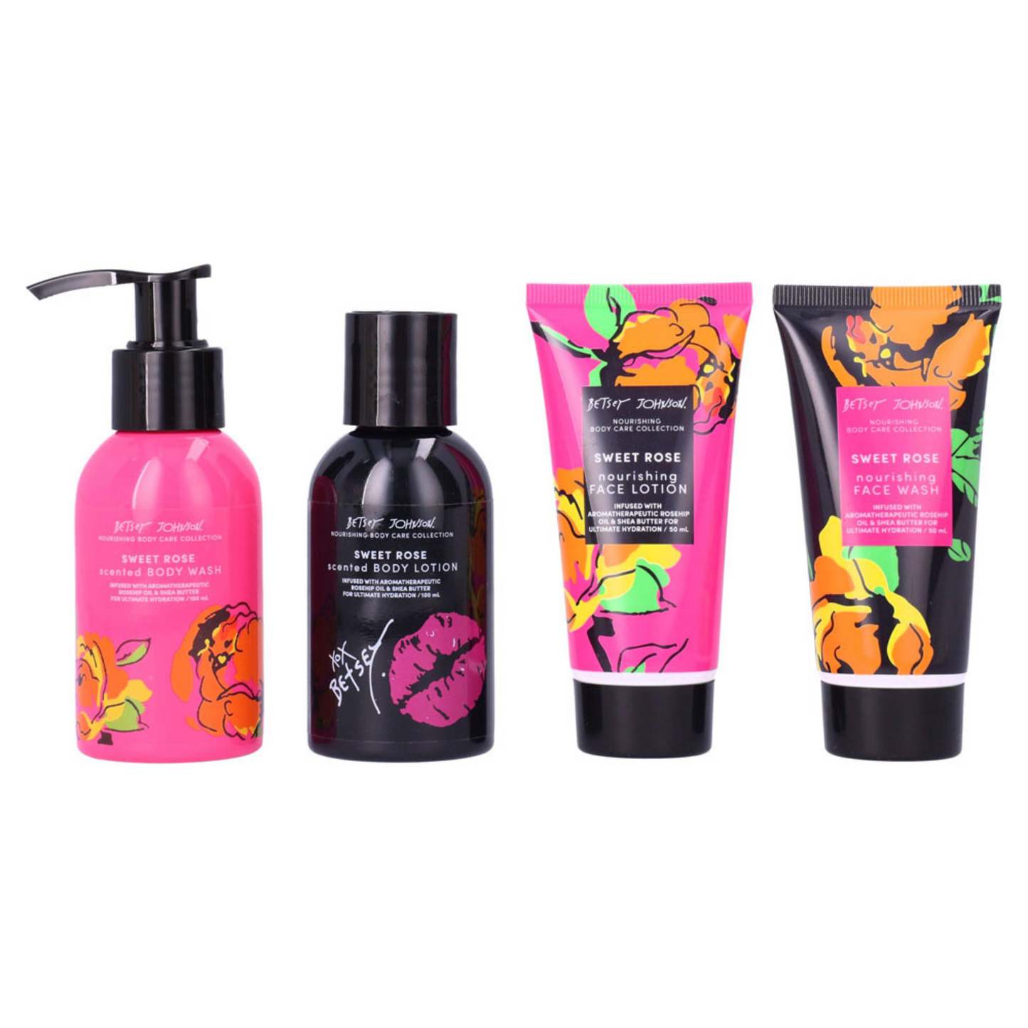 Set Cuidado Facial Betsey Johnson Cosmetiquero Lunares