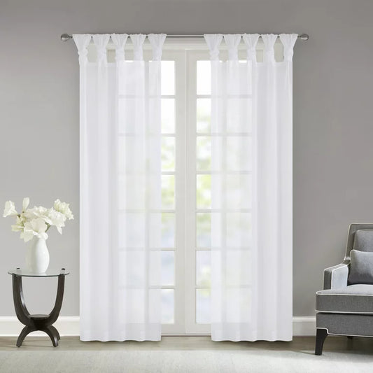 SET DE VISILLOS MADISON PARK CERES 127 CM X 213 CM BLANCO